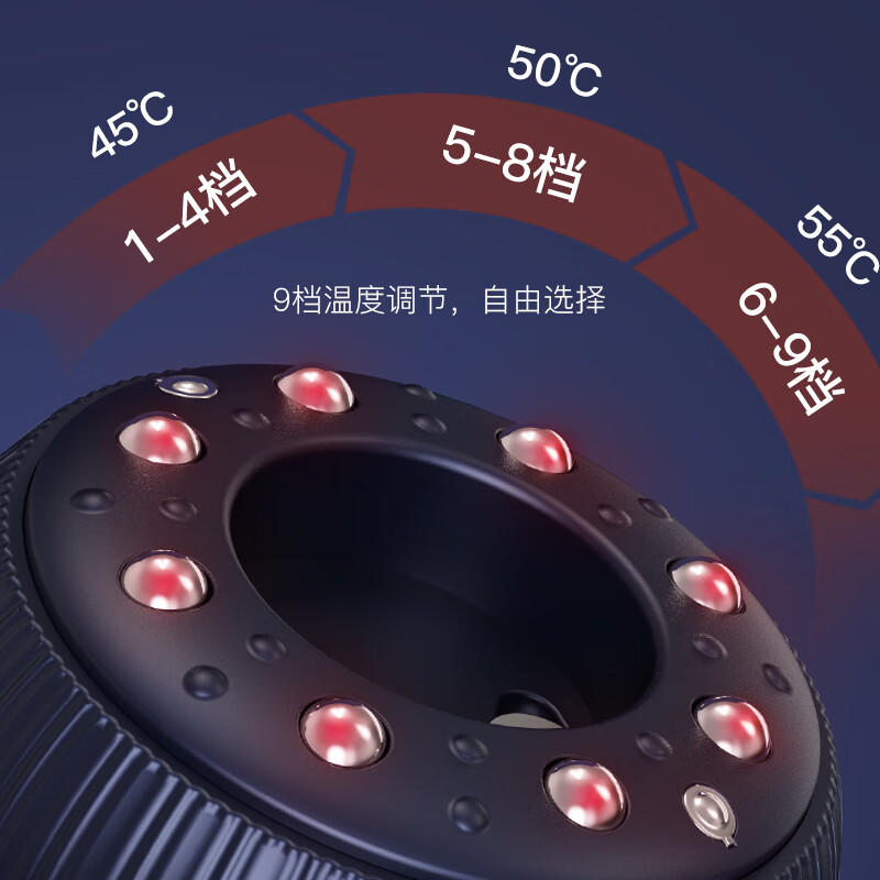 摩飞刮痧仪器电动刮痧仪拔罐器家用全身富贵包按摩送爸爸妈妈礼物MR3158 MR3158W MR3158深蓝色