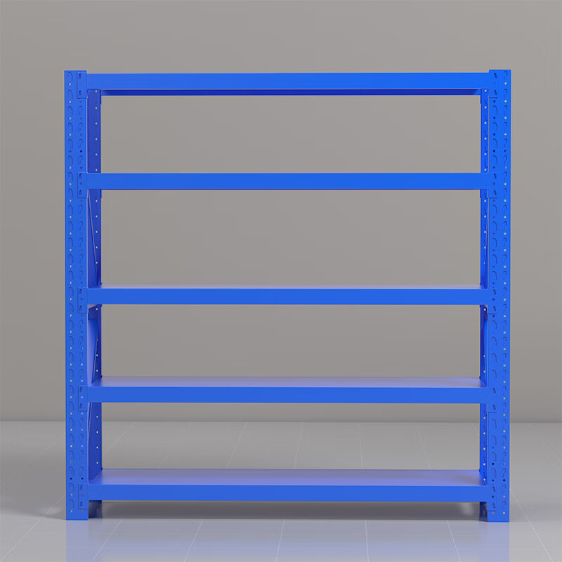 臻远ZYJJ-HJ-070仓储货架重型货架蓝色五层主架1500*600*2000mm/500kg