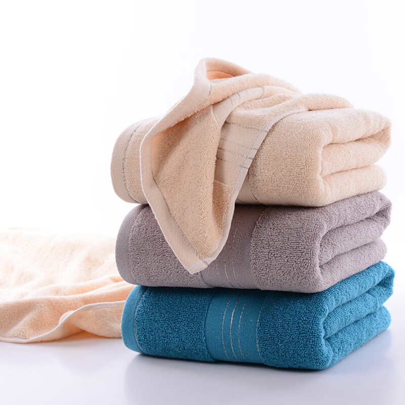 汉司家纺 35*75cm 纯棉亮丝缎毛巾(计价单位：块) 多色