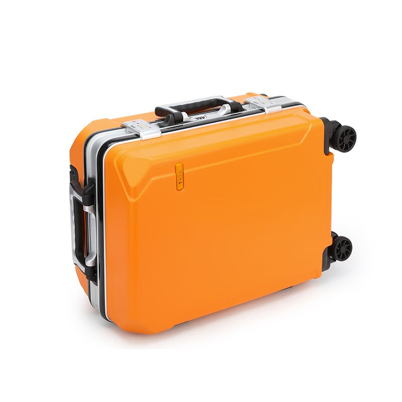 恒源祥（HYX）机甲铝框箱拉杆箱行李箱旅行箱女男学生结实耐用密码皮箱子24英寸 黑色 24寸