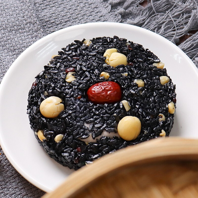 聚春园 官方福州乌米芋泥330g速食烹饪烘焙原料方便加热糯米饭八宝饭 乌米芋泥八宝饭330g