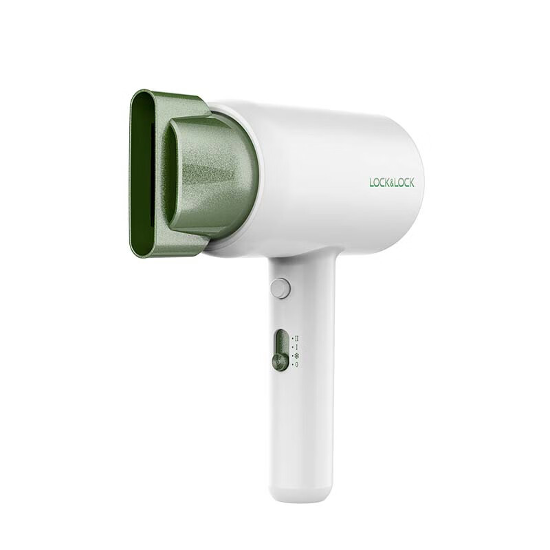 乐扣乐扣（locknlock）一键冷风智能恒温强劲风力电吹风易握易持设有智能过热保护绿色1600W大功率EJA1157GRN