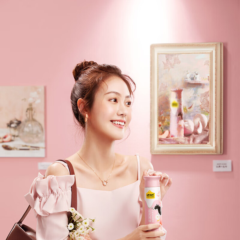 认养一头牛 法式风味酸奶 整箱牛奶 常温酸奶 白桃燕麦酸奶230g_10瓶_2箱