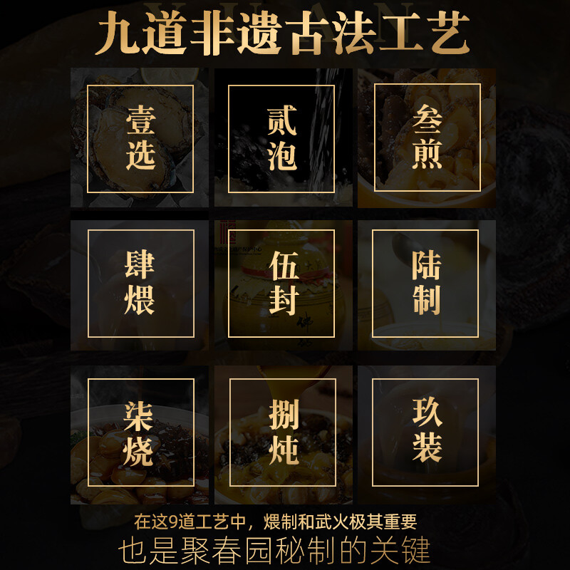 聚春园福州正宗传统佛跳墙瑞品1300g原汤加热即食鲍鱼海参大盆菜年夜饭