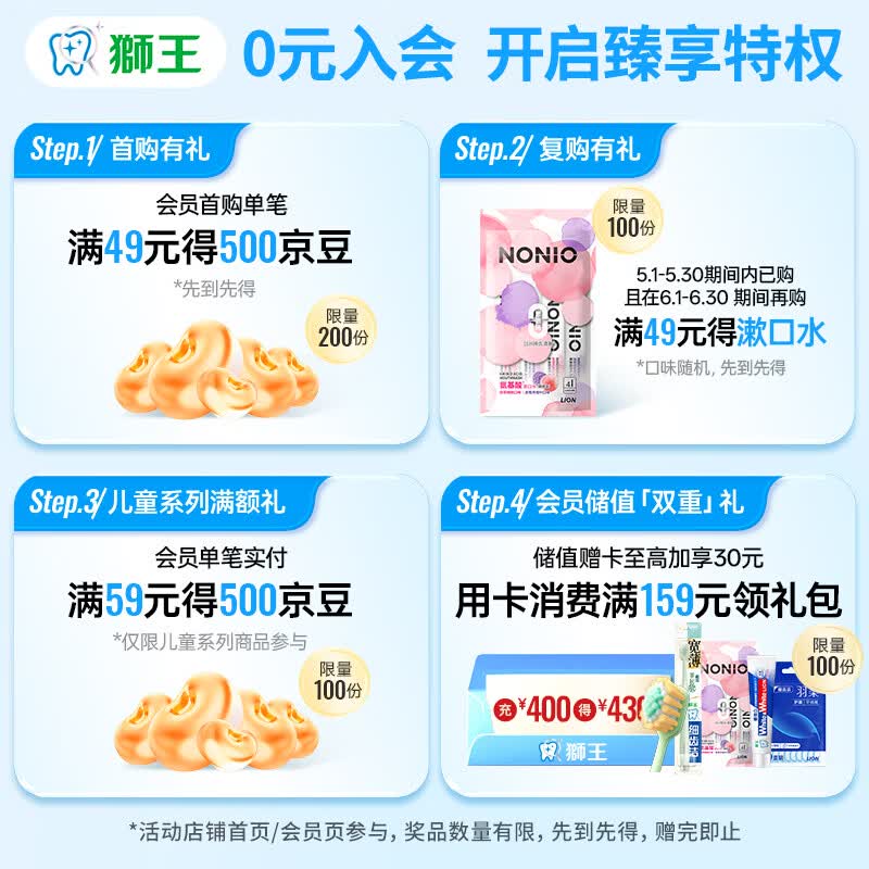 狮王（Lion）齿力佳酵素白牙膏绿野柠檬120g护龈新老包装随机发货檀健次同款