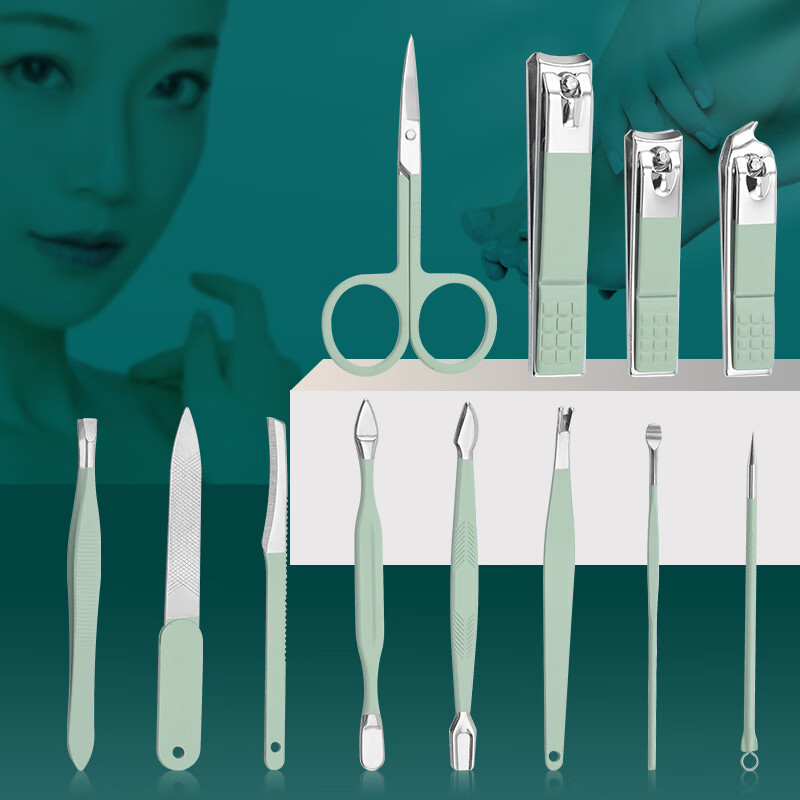 A-TIMES 娜塔莎PLUS马卡龙修容修甲工具13件套 GJ-8014