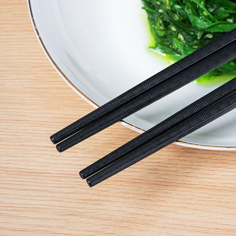 Debo德铂科里恩家用筷子不易发霉易清洗耐高温 10双装