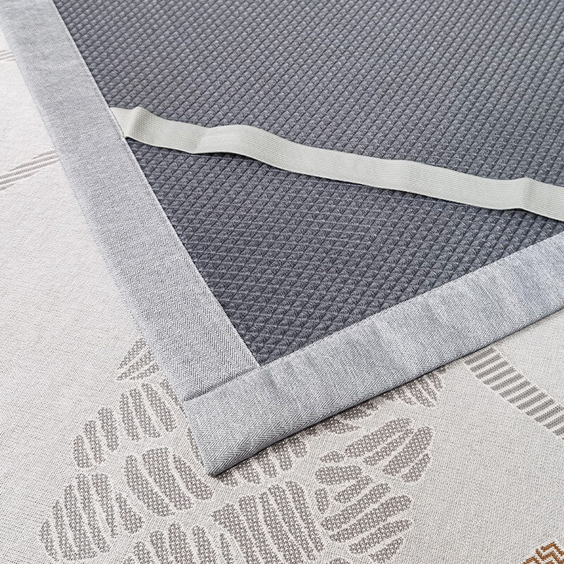 富安娜家纺 凉席可水洗抑菌空调席夏季凉感席子两件套 单人学生宿舍 松林蜜语 1.2米床