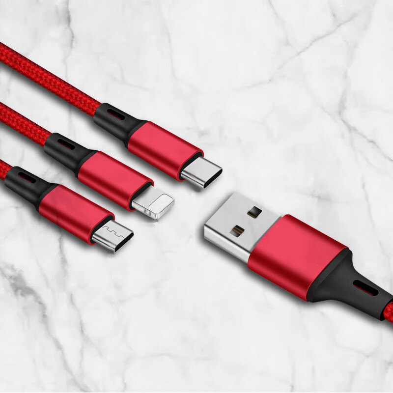 艾逸瑶选 逸充三合一数据线 SM-9010