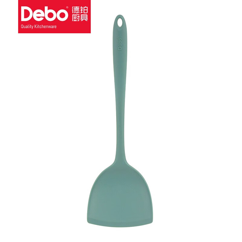 Debo 德铂海格威硅胶汤勺锅铲二件套 绿色