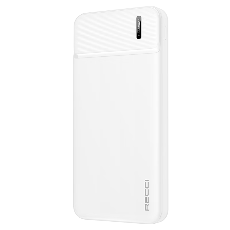 RECCI锐思Recci充电宝一万毫安RPB-N16C/17C支持USB口双向Type-C输入输出两万毫安多口兼容 白色 20000毫安【RPB-N17C】