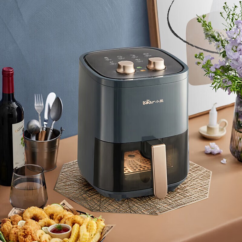 小熊（Bear） 空气炸锅 家用无油烟低脂多功能电炸锅 大容量【ZMD安心系列】 QZG-E12Z6