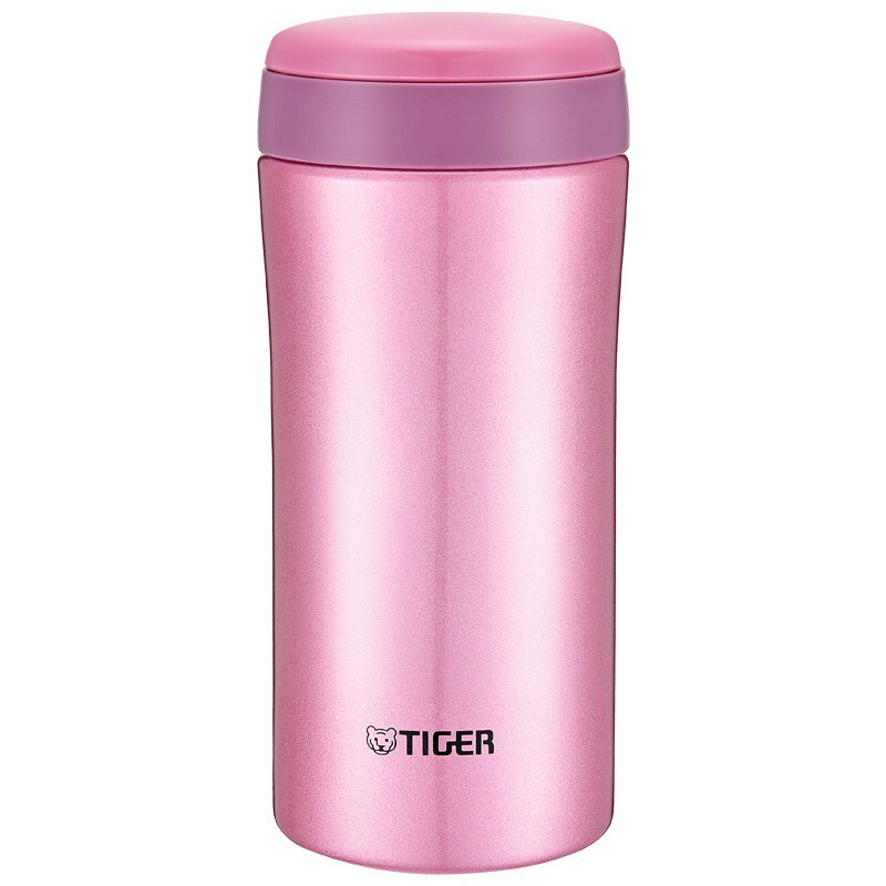 虎牌（TIGER） 保温杯真空不锈钢办公杯 男女时尚水杯子MMK-A35C新品 350ml 亮炫粉PH