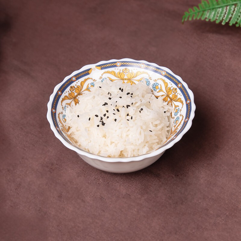 康宁餐具 餐具套装耐高温玻璃碗碟盘套装 彭巴杜夫人 餐具12件套A 12头