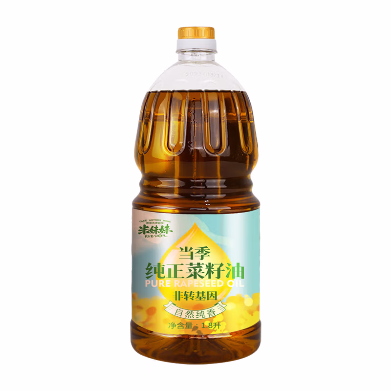 米妹妹 纯正菜籽油 非转基因 一级 1.8L (单位:瓶)（平台编码：567658）