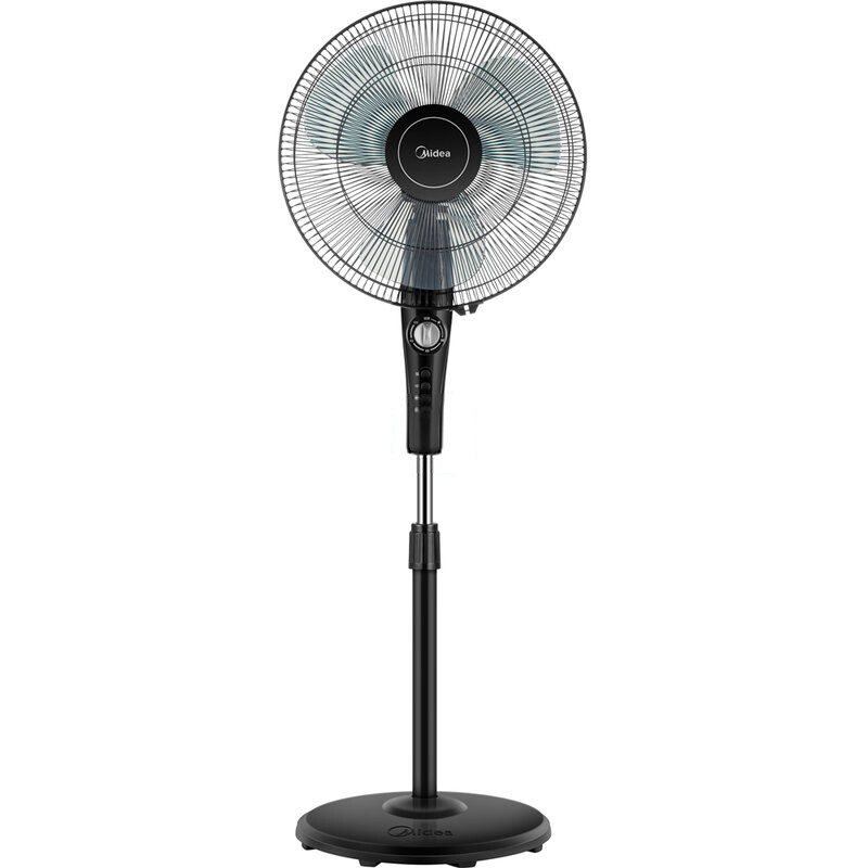 美的（Midea）落地电风扇可升降定时400mm家用落地扇三叶强风扇立式16吋风扇FSA40YF（线下同款）