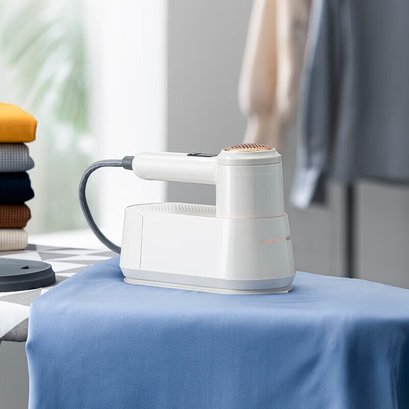 摩飞电器（Morphyrichards）挂烫机 手持挂烫机家用电熨斗 蒸汽熨烫机熨衣机旅游出差便携式MR2032白