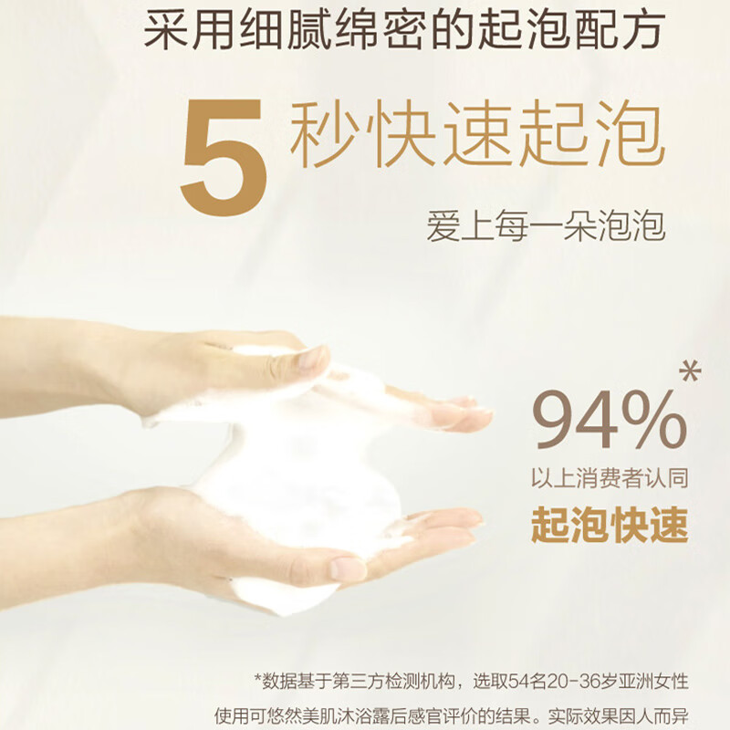 可悠然沐浴露大黄瓶美肌香氛沐浴液套装男女用1.1L花漾+碧野