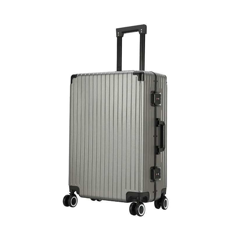 恒源祥（HYX）铝框拉杆箱行李箱PC箱 HYX8046-20灰色