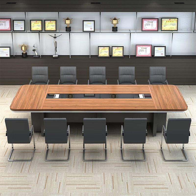 臻远ZY-HYZ-Z06现代简约会议桌板式桌6000*1800*750