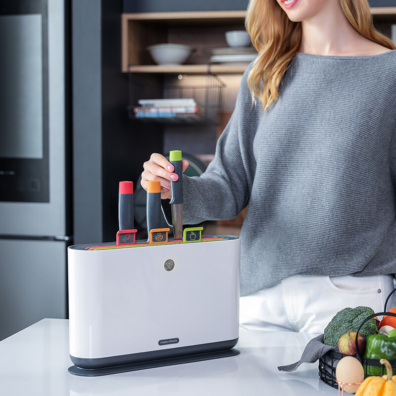 摩飞电器（Morphyrichards）分类刀具砧板消毒刀架家用小型智能紫外线分类厨具套装 MR1000