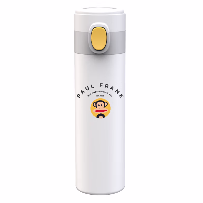 大嘴猴（Paul Frank） 牙刷保温杯套装 PFC758T 450ML (单位:套) 白色、黄色(平台编码:576019)