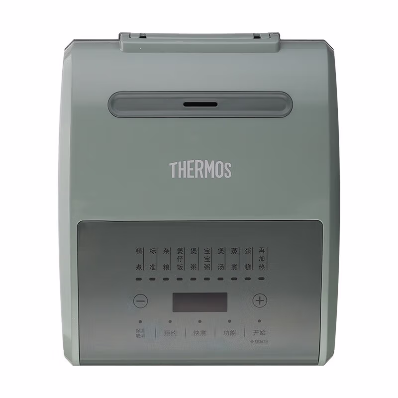 THERMOS电饭煲电饭锅4L  860W多功能可预约智能控温食品级不粘层铝合金内胆触控屏高颜值家用 EHA-4147E-G 绿色 绿色