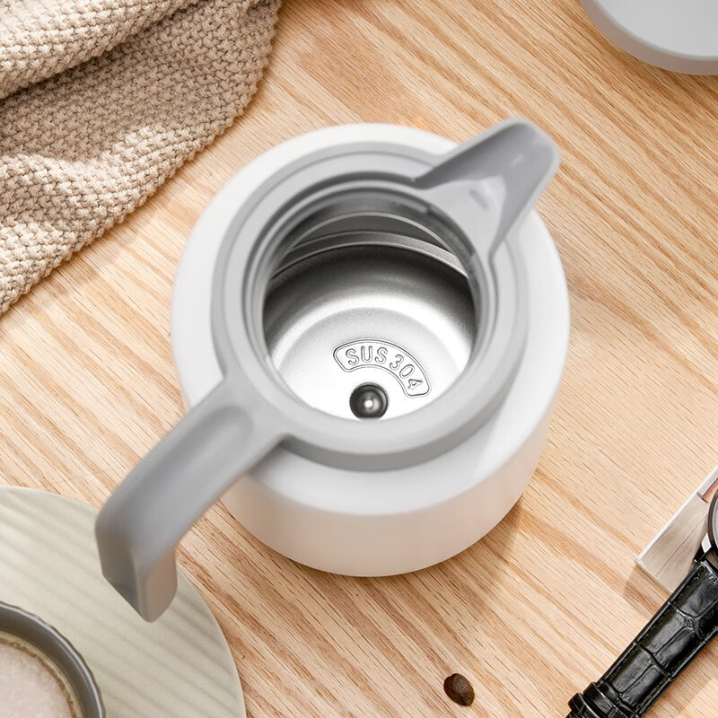 茶花（CHAHUA） 茶花保温水壶家用大容量便携热水壶学生热水瓶保温水瓶不锈钢 【1.7L】黑色