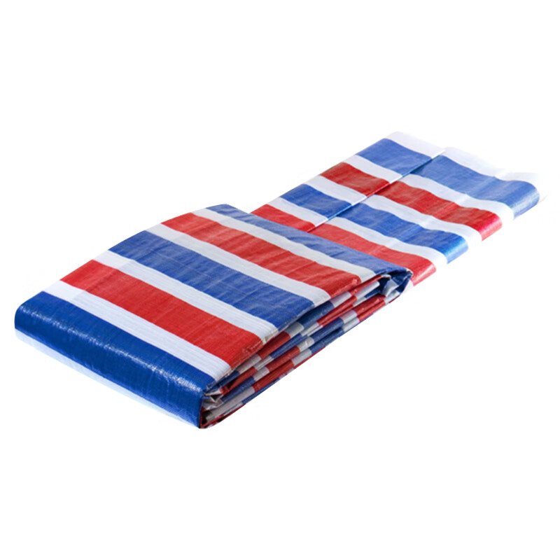 盛扬 HK-211 三色防雨布 防水防风篷布 普通款4米*50米 彩条布防雨布 单膜彩条布430