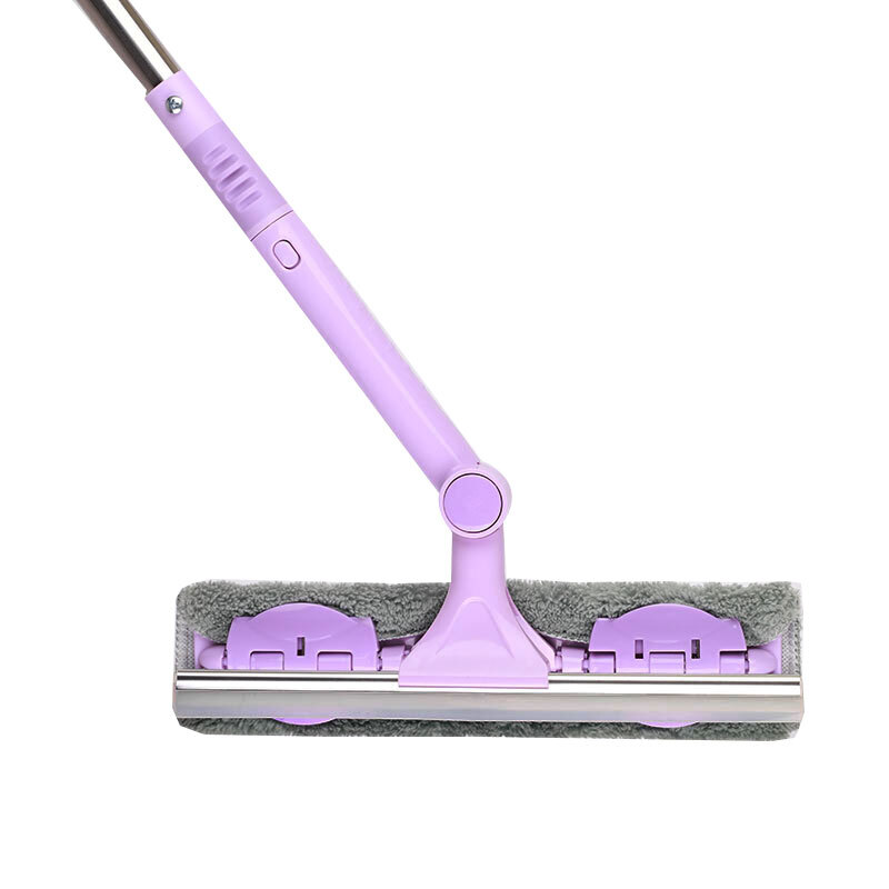 妙洁 擦玻璃神器 魔镜亮窗户清洁 可拆式刮擦两用 可旋转擦头伸缩弯曲