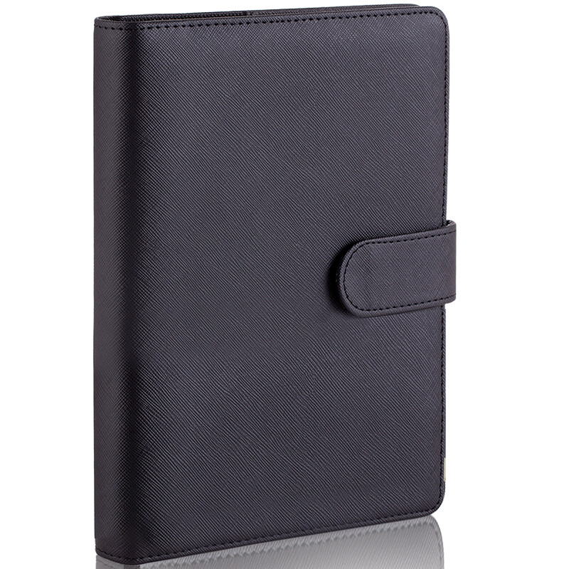 得力（deli） 得力(deli)笔记本子皮面本活页记事本可换芯 带插袋 【皮面经济】25K 黑色(3151)