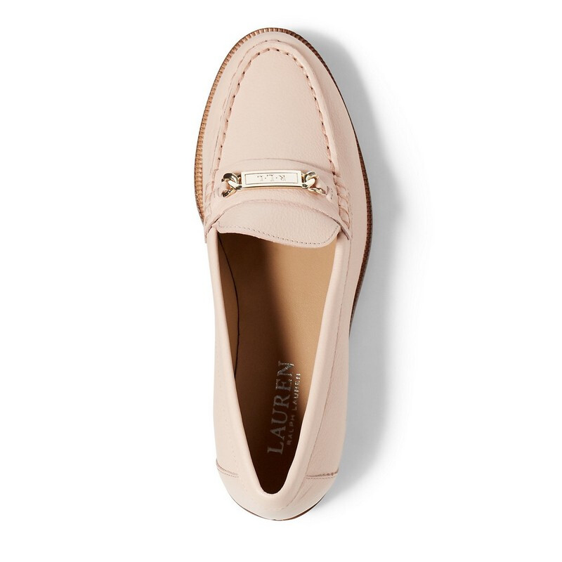 拉夫·劳伦(polo)女士休闲鞋 小牛皮 方跟 圆头 /115711256