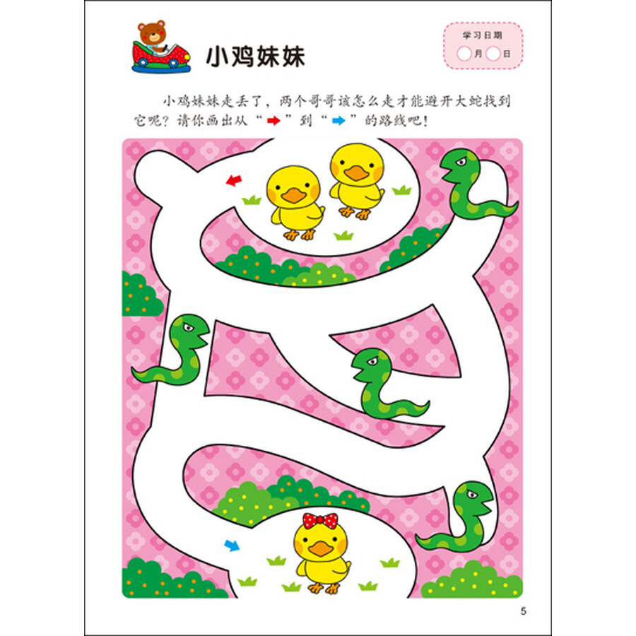 邦臣小红花·头脑潜能开发:迷宫2(2-3岁)
