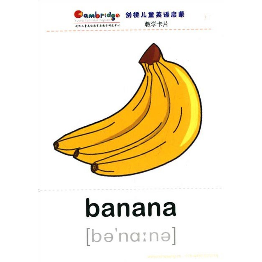 剑桥儿童英语教学卡片