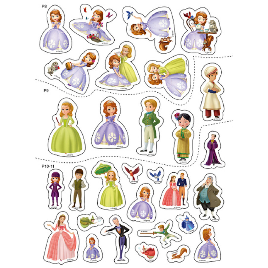 小公主苏菲亚n次贴纸书(套装共2册)