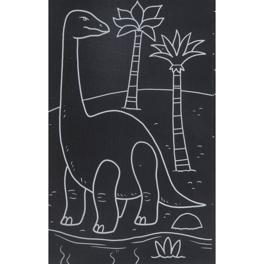 我的刮画故事书系列(探险):恐龙