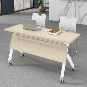 麦森（maisen）办公桌 员工学生会议辅导培训折叠长条桌子 1.4*0.4米不含椅 可定制 MS-ZDZ-619