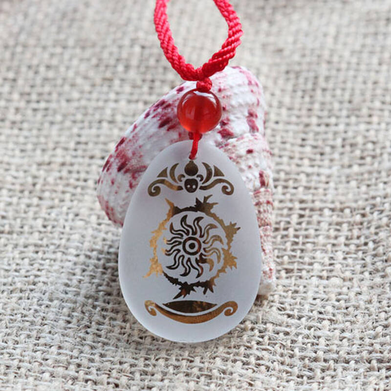 芳菲 开光白水晶磨砂太阳神吊坠护身符 2013蛇年属虎人吉祥物 普通