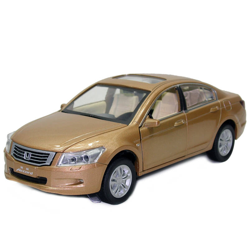 升辉合金车模 本田1:32广本雅阁 合金汽车模型 声光 回力 儿童玩具