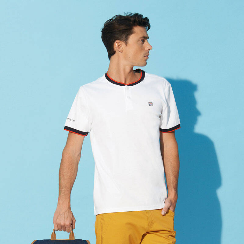 fila斐乐男装短袖t恤|25421141 标准白-wt l