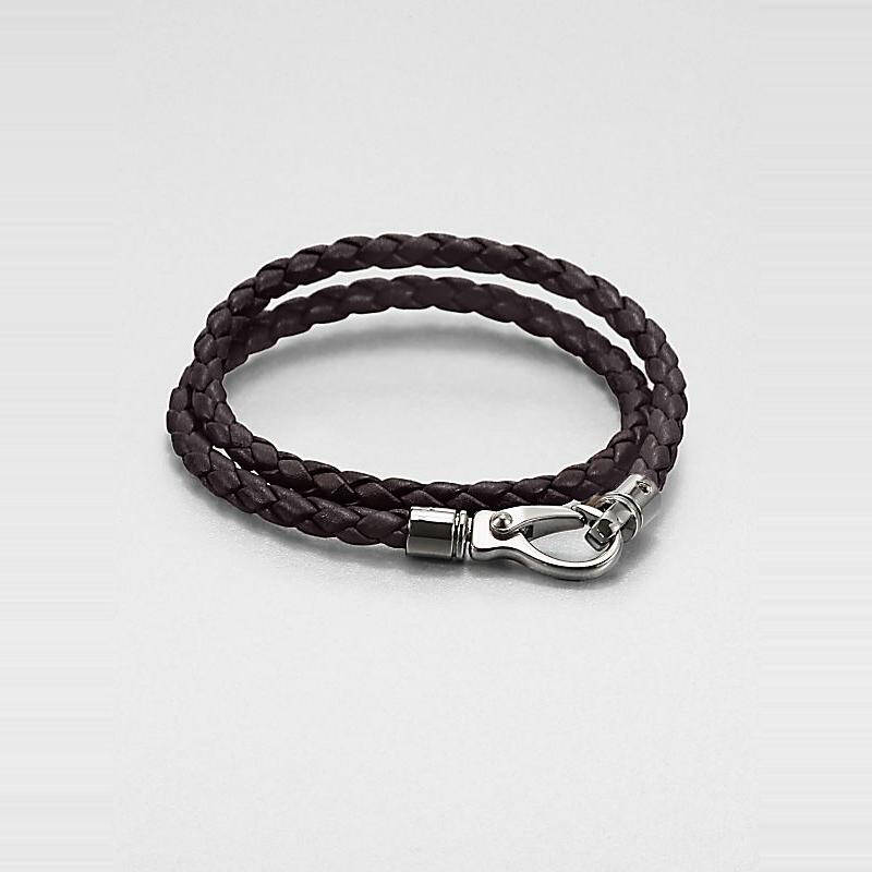 托德斯 tods 男式手链 dark brown q00115157 one size