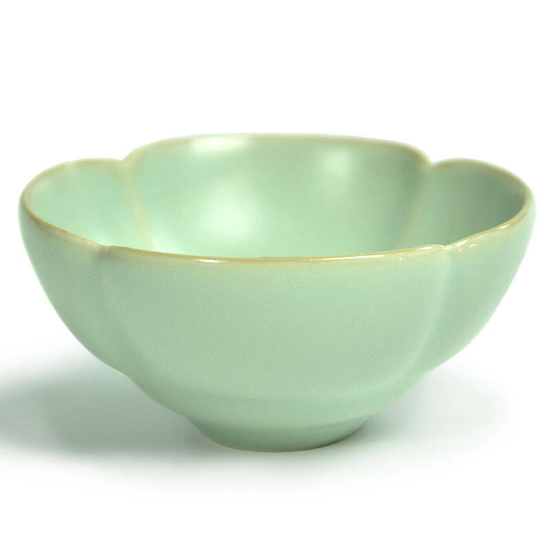 唐丰汝窑茶具正品仿宋汝窑开片功夫茶具 品茶杯 多款汝窑精品杯 兰花