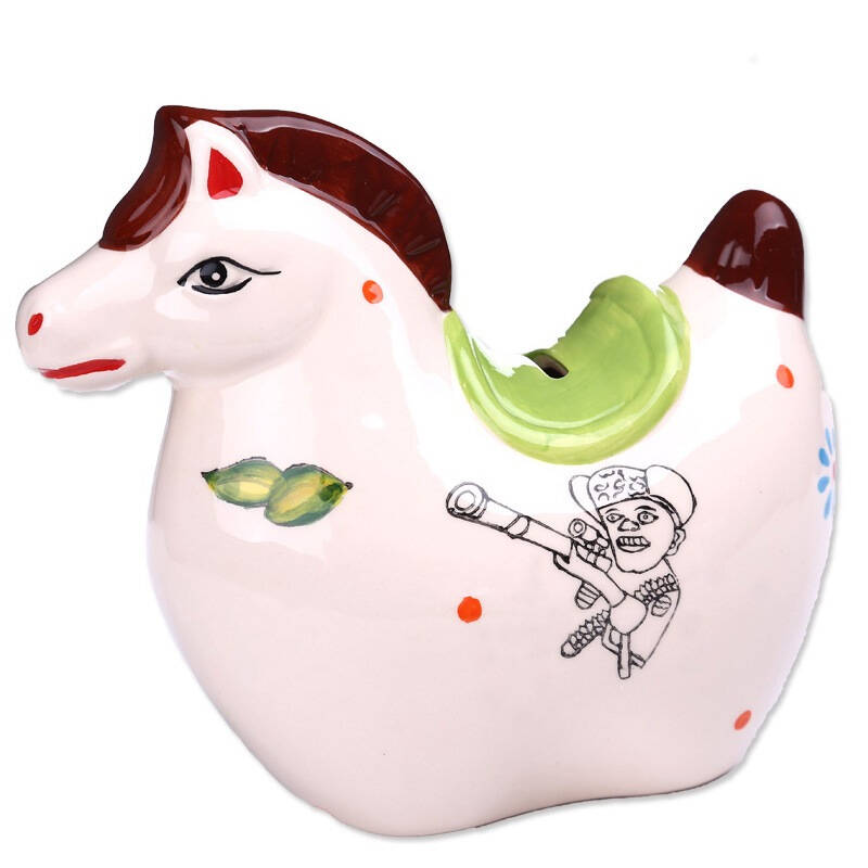 唐宗 陶瓷福气马存钱罐 储存幸运 zc-002