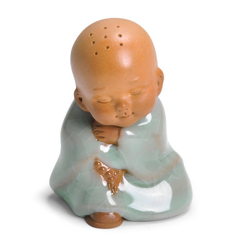 言艺 哥窑茶宠童趣 小沙弥系列茶玩摆件 茶道零配 bwcc83 小沙弥系列