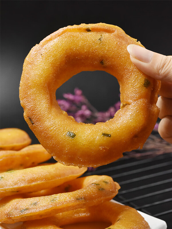 湖南葱油粑粑葱油饼面窝酒店饭店餐饮用特色半成品面食糕点 3盒装