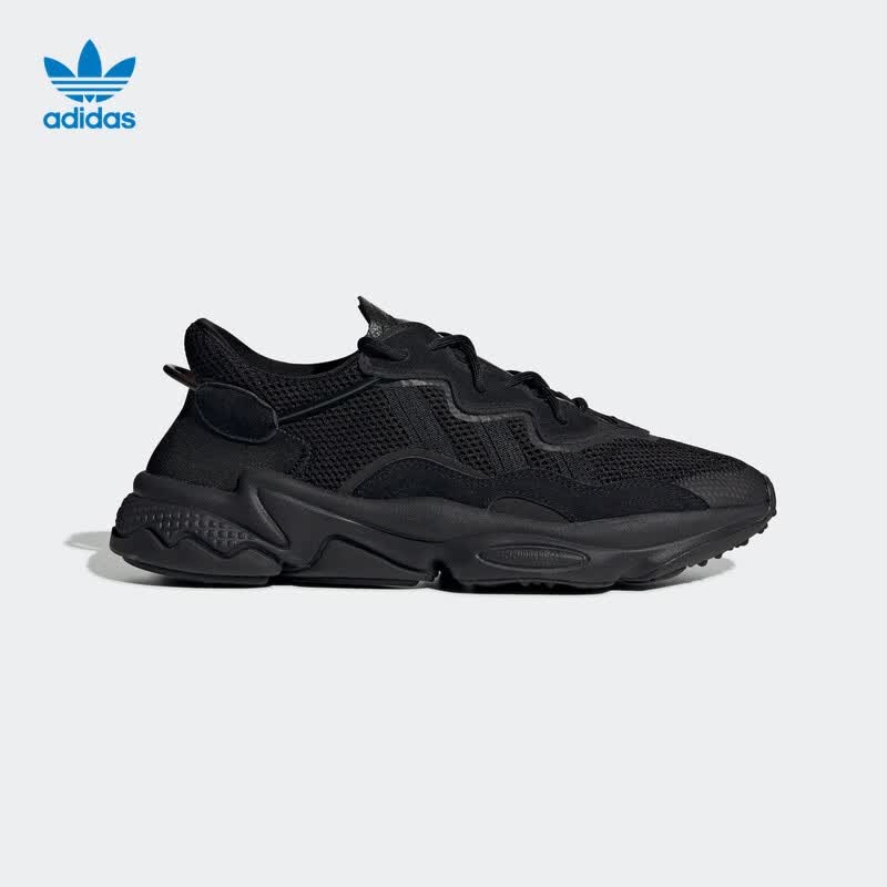 阿迪达斯官方 adidas 三叶草 ozweego 男子经典鞋ee6999 黑 41