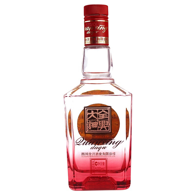 全兴大曲晶彩52度浓香香型白酒500ml6瓶