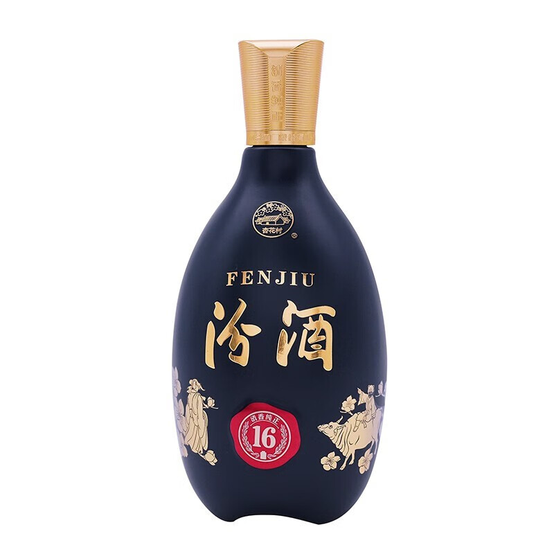 汾酒 高度白酒 匠心16 清香型 53度 500ml*6瓶 整箱装 - 喵喵折