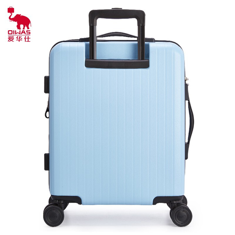 爱华仕(oiwas)新品行李箱女士20英寸拉杆箱纯色磨砂耐刮旅行箱女学生