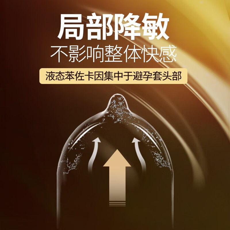 杰士邦延时避孕套黄金白金超凡持久颗粒带刺超薄持久安全套套苯佐卡因